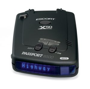 escort passport 8500x50 black radar detector
