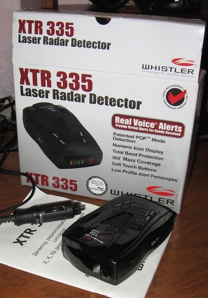 whistler xtr-335 package