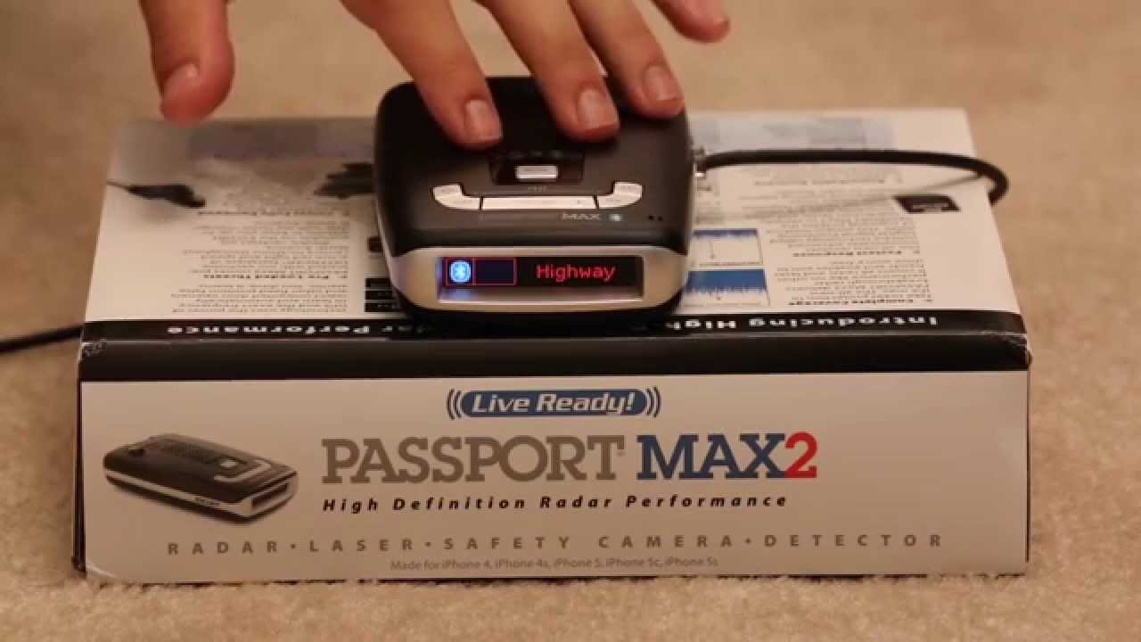 escort passport max2 box