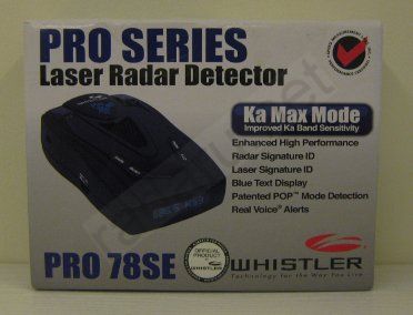 whistler pro-78se featrues