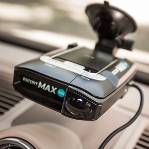 Escort Max 360 mounted on windshield