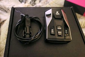 photo of Cobra RAD450 with its power cord