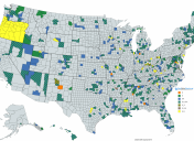 United States Radar Detector Bands Map