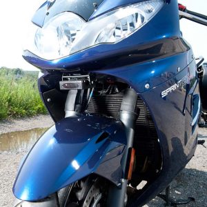 Photo of RMR MotoRaptor installed in a motorcycle