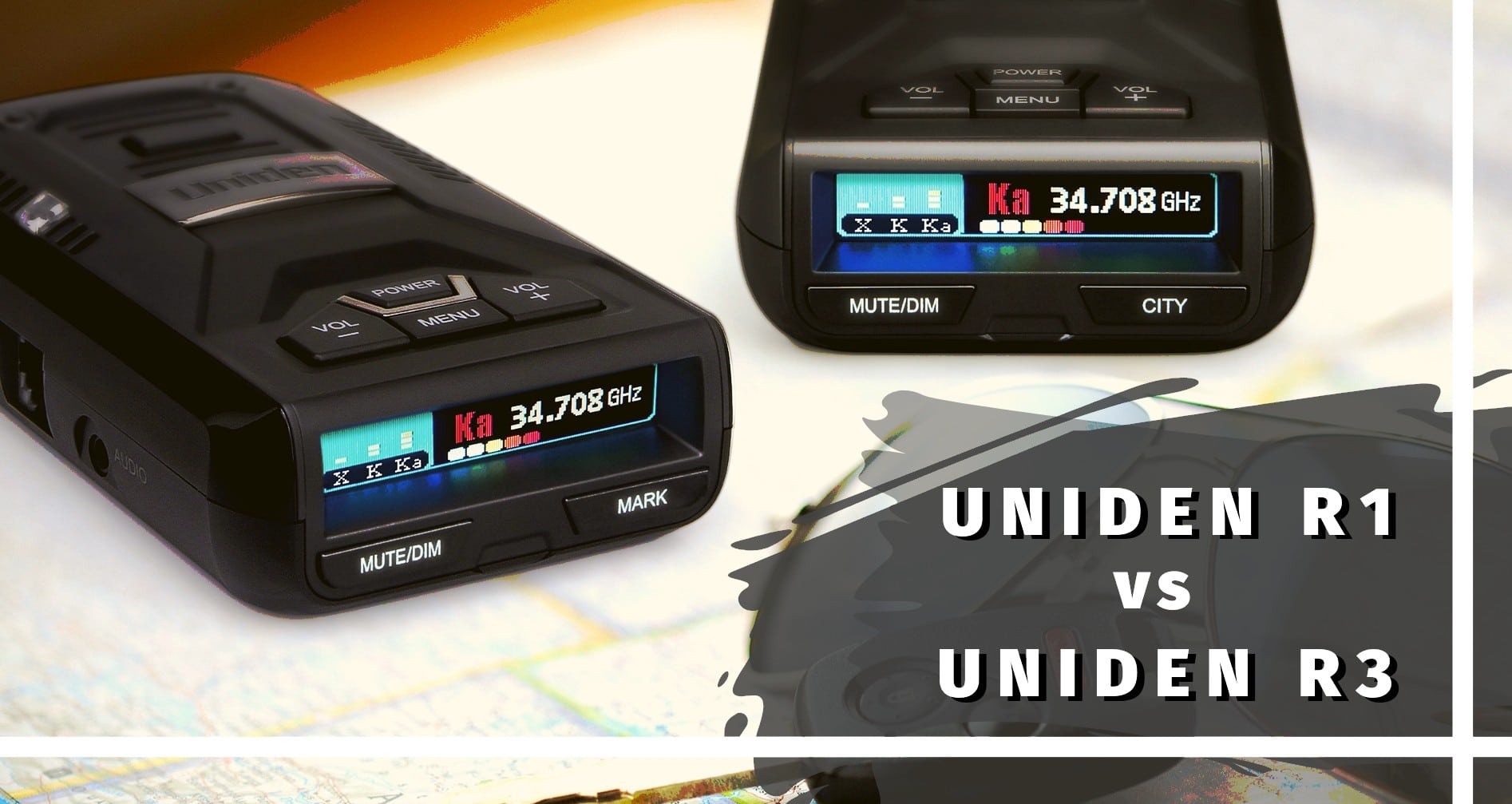 Uniden radar detectors R1 vs R3