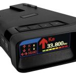 photo of the latest radar detector made by Uniden