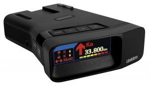 photo of the latest radar detector made by Uniden