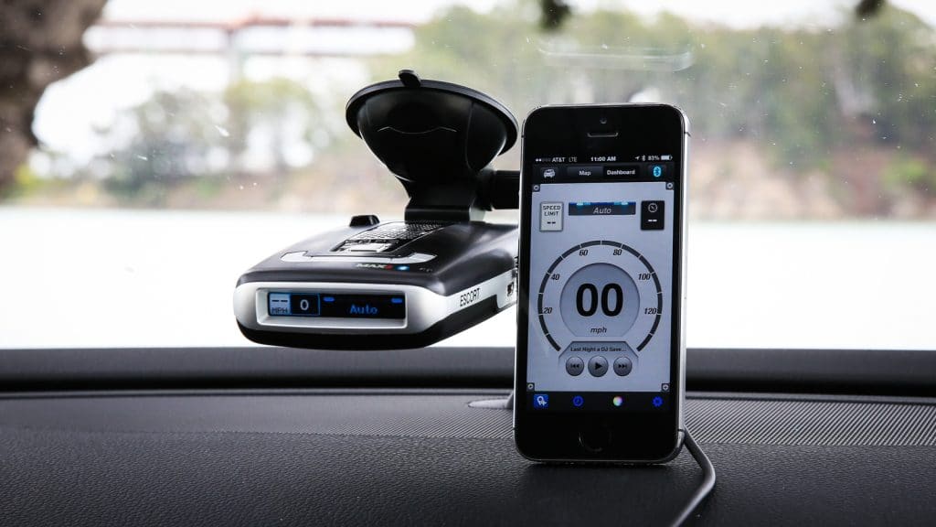 Escort Passport Max 2 mounted