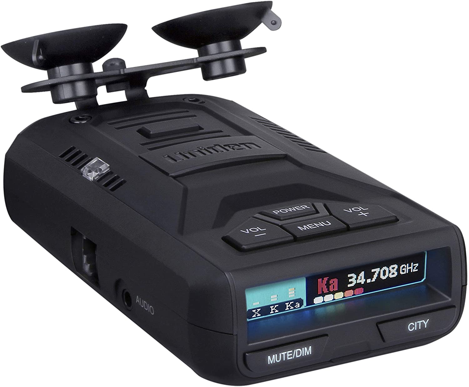 Uniden R1 with suction cups