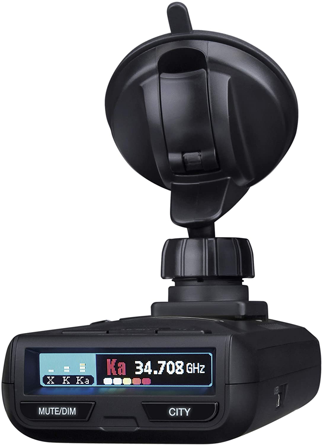 Uniden R1 while with a mount