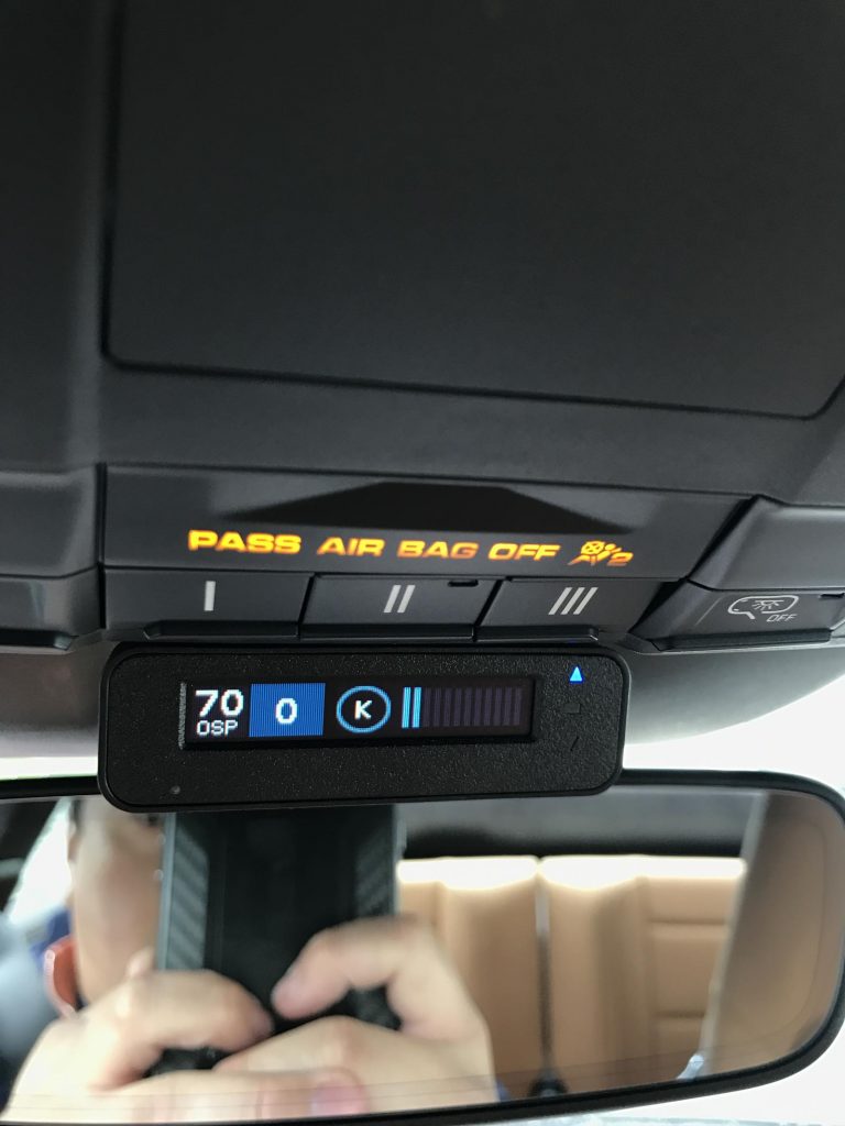 escort max ci 360 installed windshield
