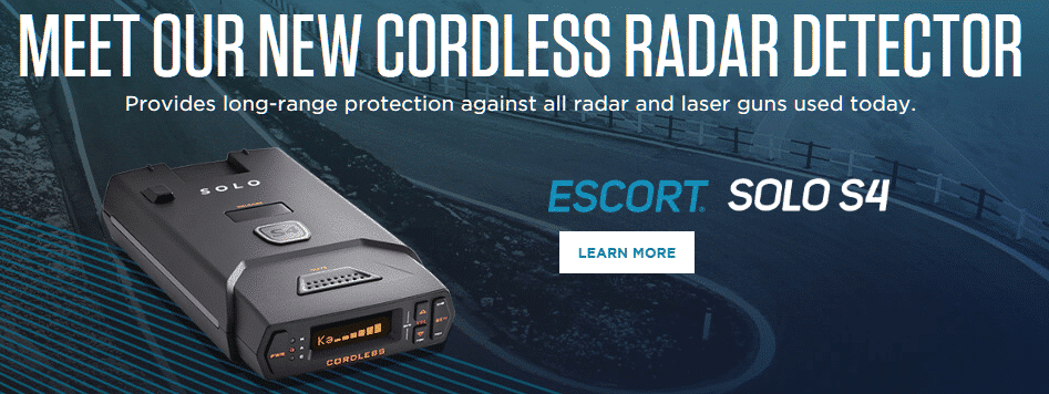 solo s4 new cordless radar detector