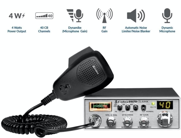 features of a cb radio