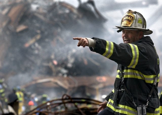 photo of a firefighter