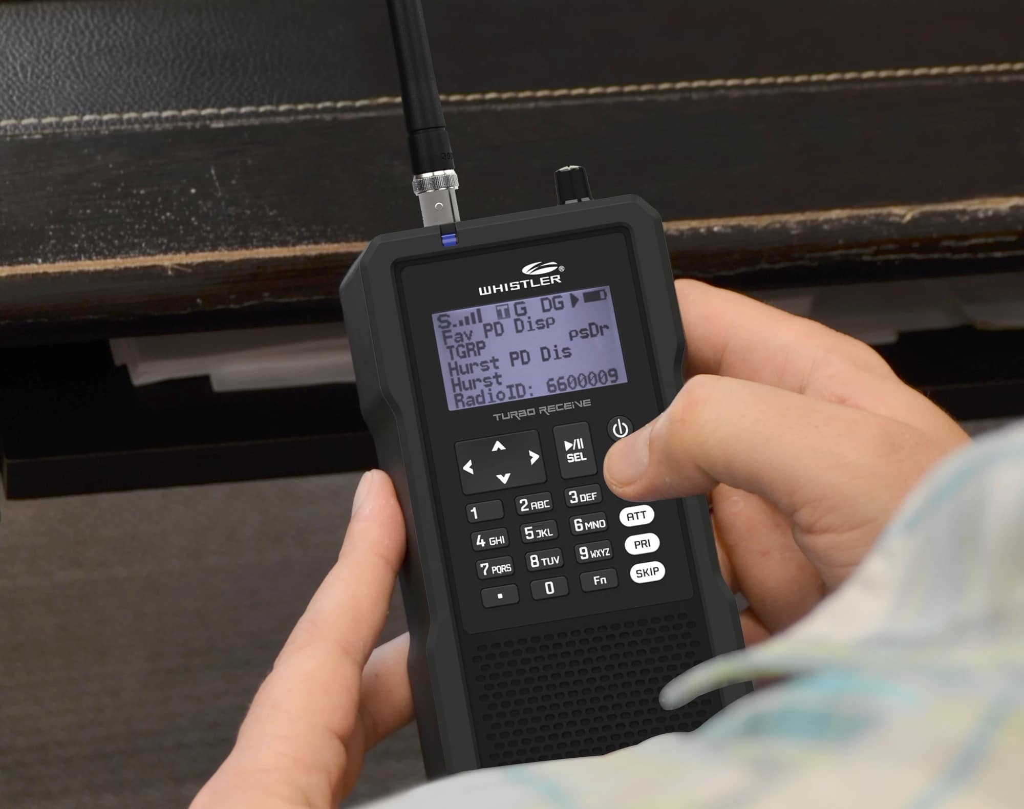 Whistler TRX-1 in use