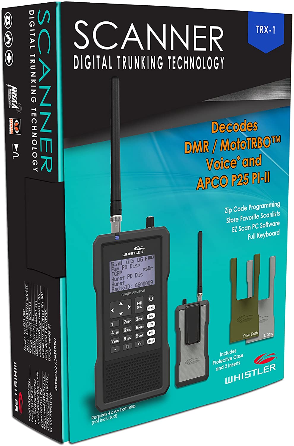 Whistler TRX-1 packaging