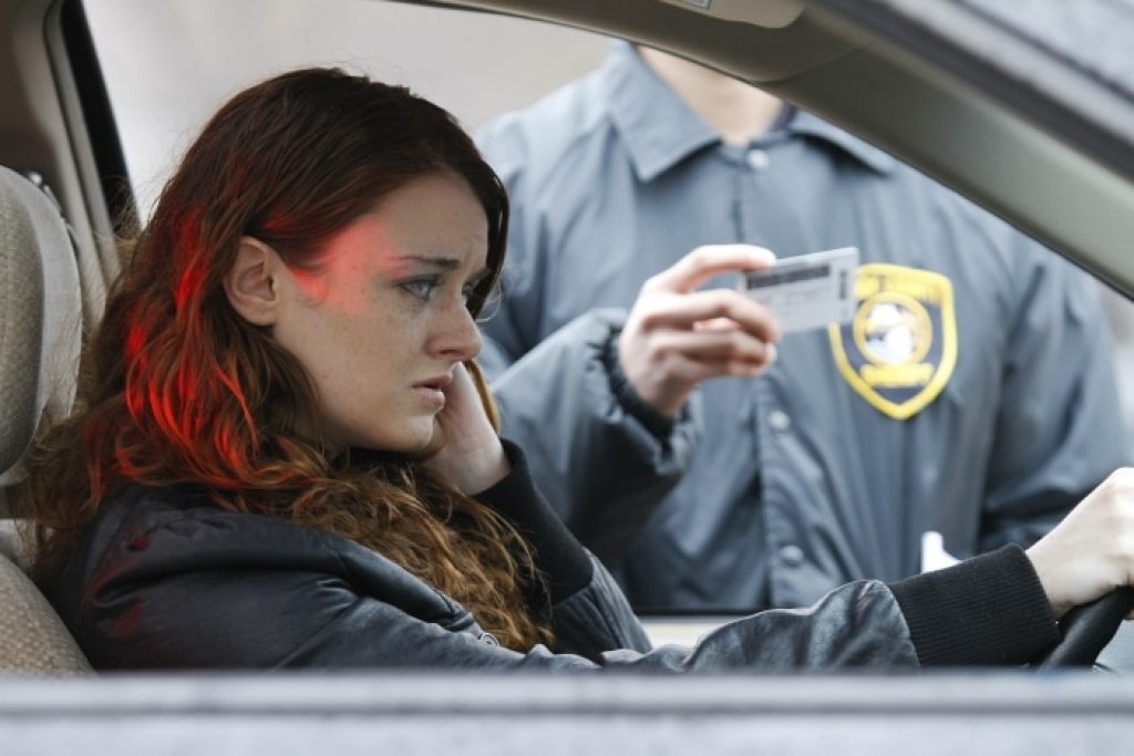 Woman caught speeding