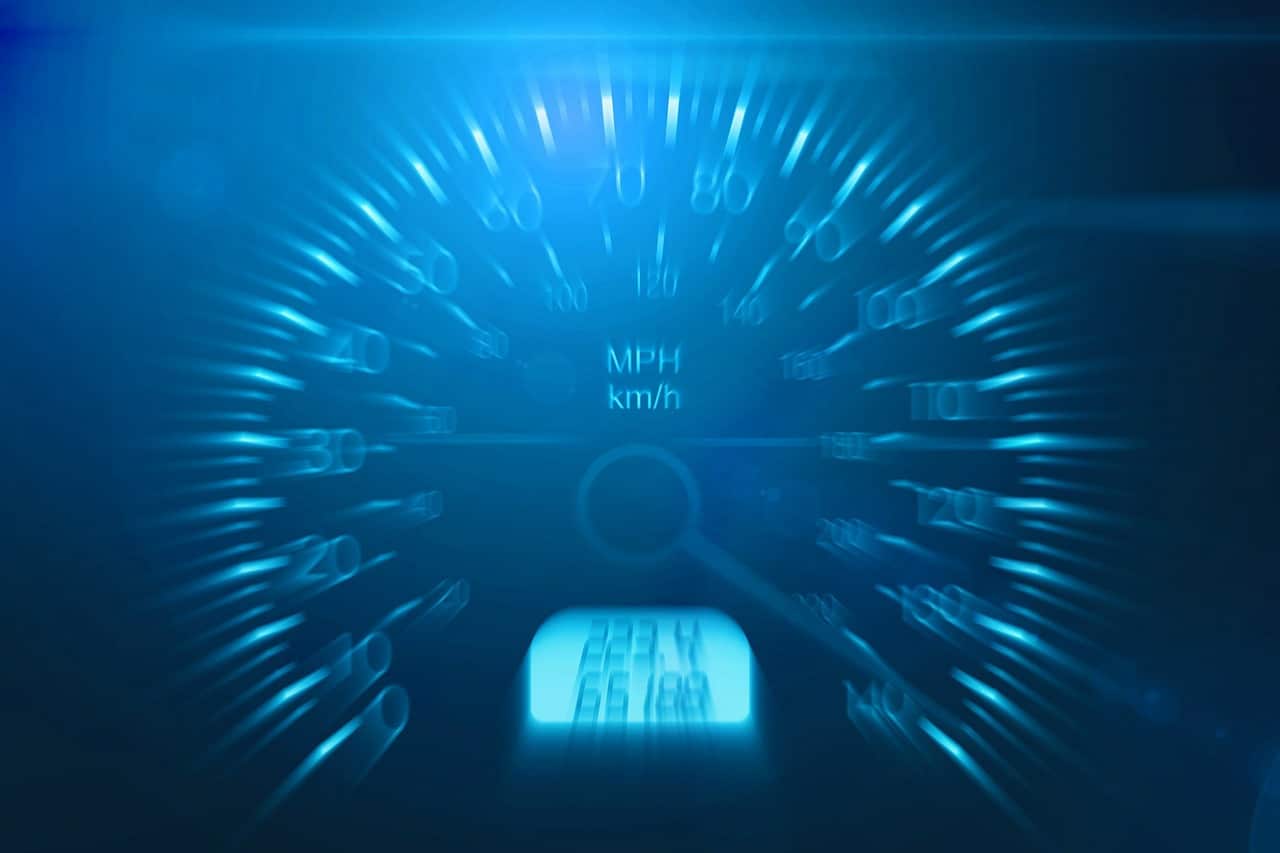 speeding speedometer