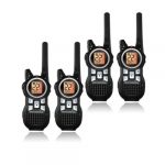A photo of two pairs of Motorola MR350R two-way radios