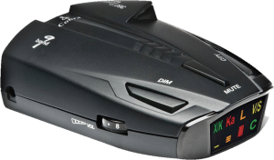 Cobra ESD7570 radar detector in profile