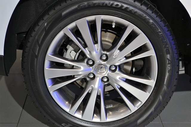 A photo of a clean tire