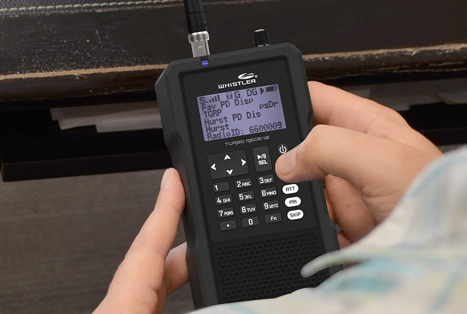 using a police scanner