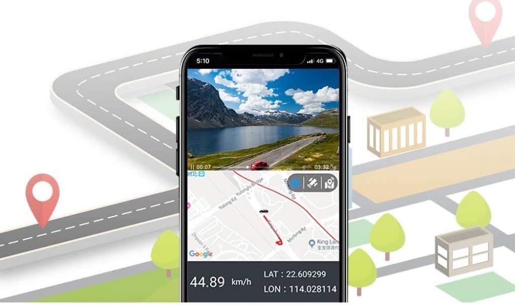 Dashcam GPS feature