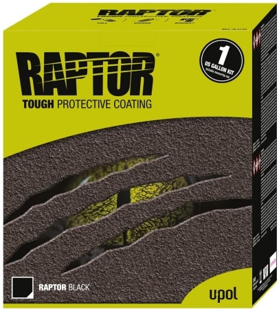 U-POL Raptor Black Urethane Spray-On Truck Bed Liner