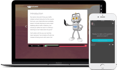 aceable homepage mockup