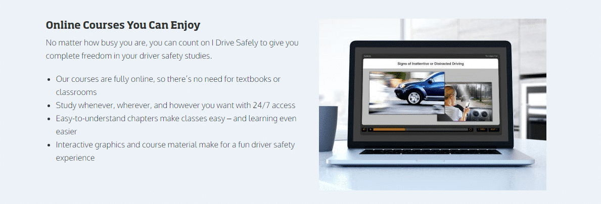 iDriveSafely's online courses