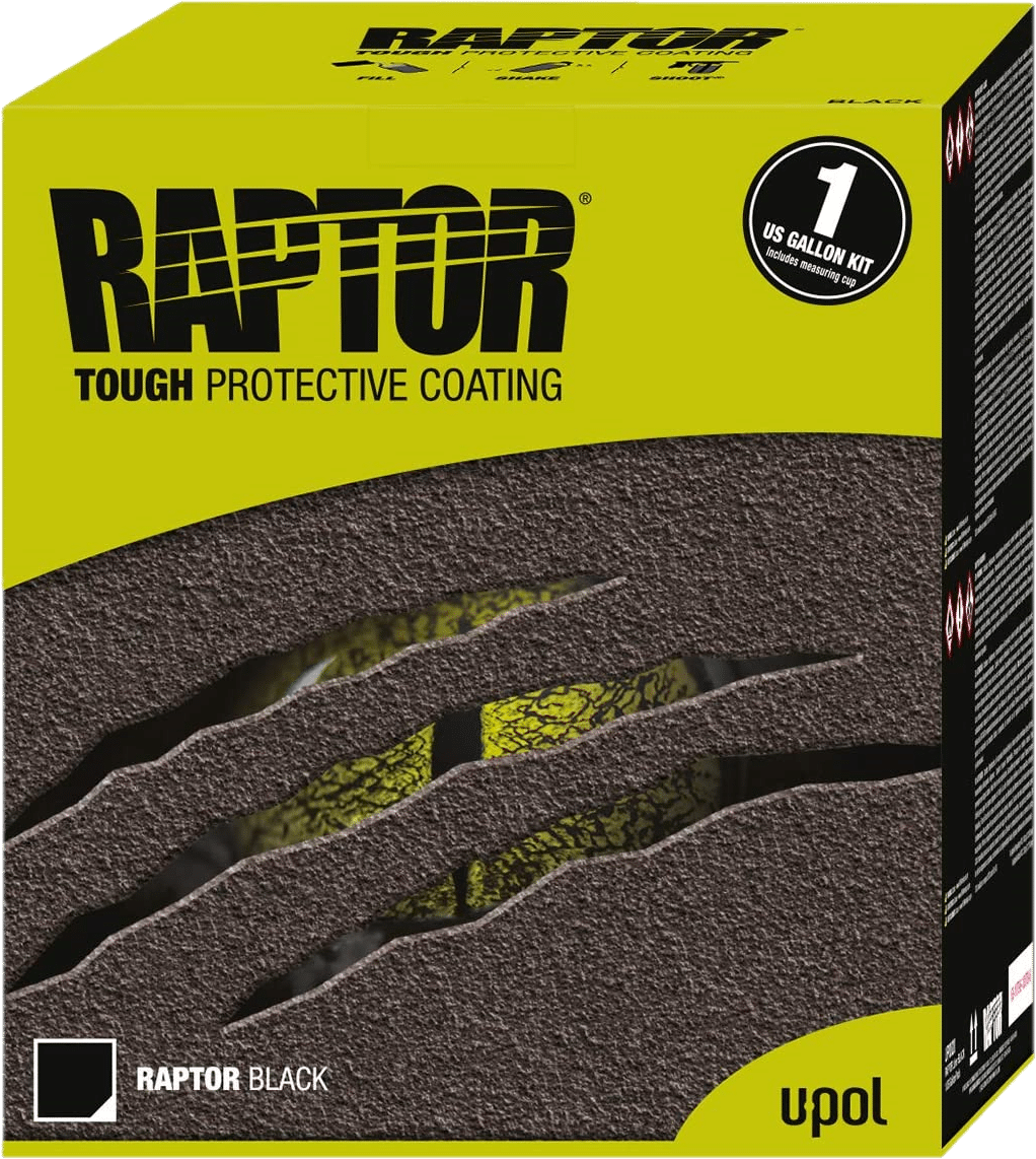 Raptor Coating white background