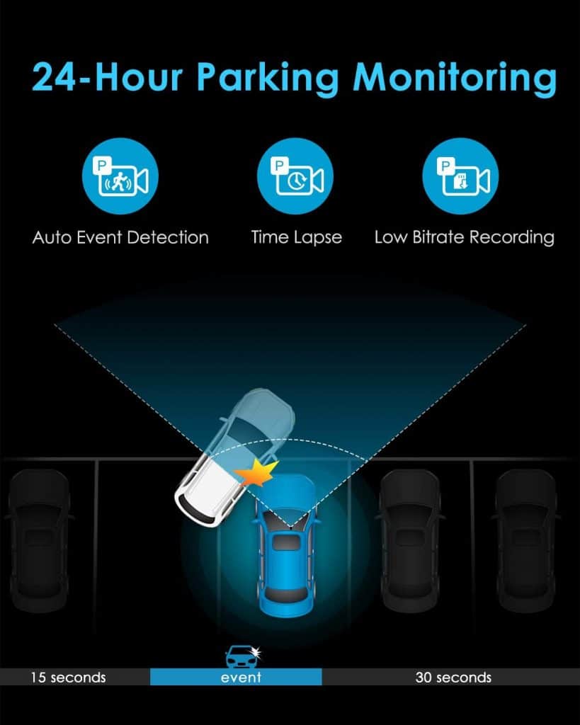 viofo a119 v3 picture of parking features