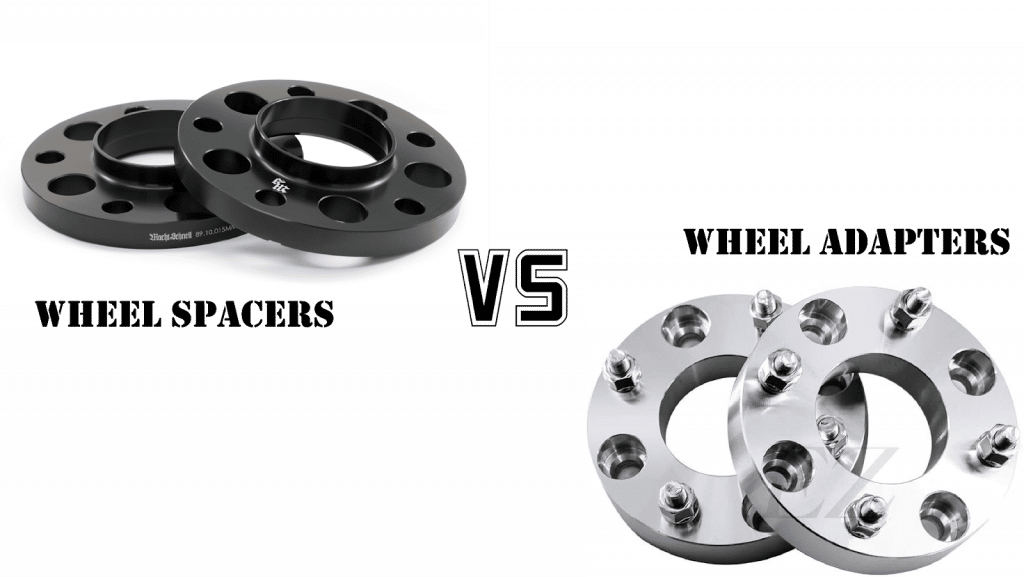 picture of wheel spacers vs wheel adapter