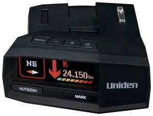 picture of top view of uniden r8