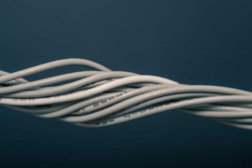 cables wrapped around each other