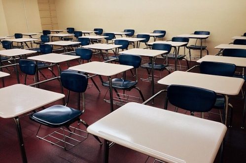 empty classroom