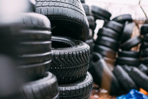 pile of tires