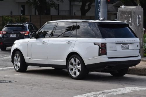 tinted range rover